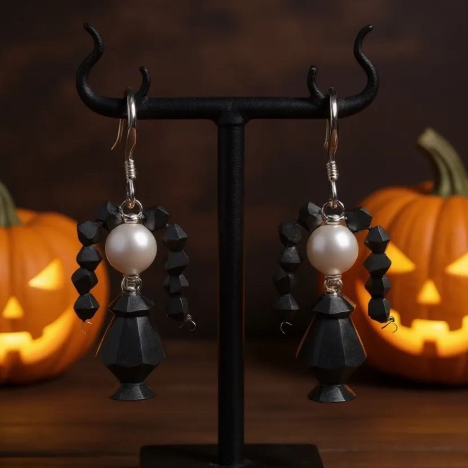 Sparkling Halloween Earrings