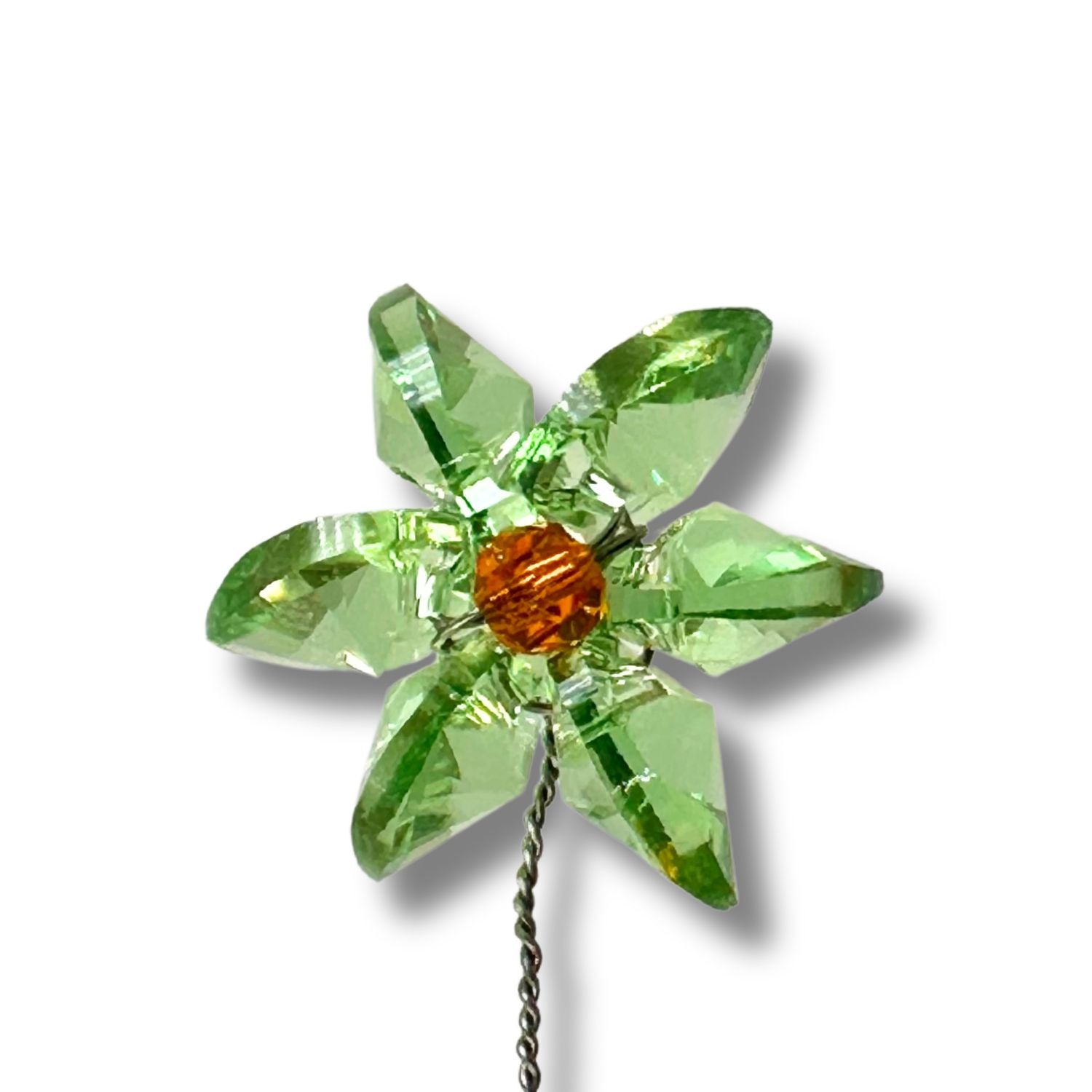 Hand-Made Crystal Birthstone Flower - August