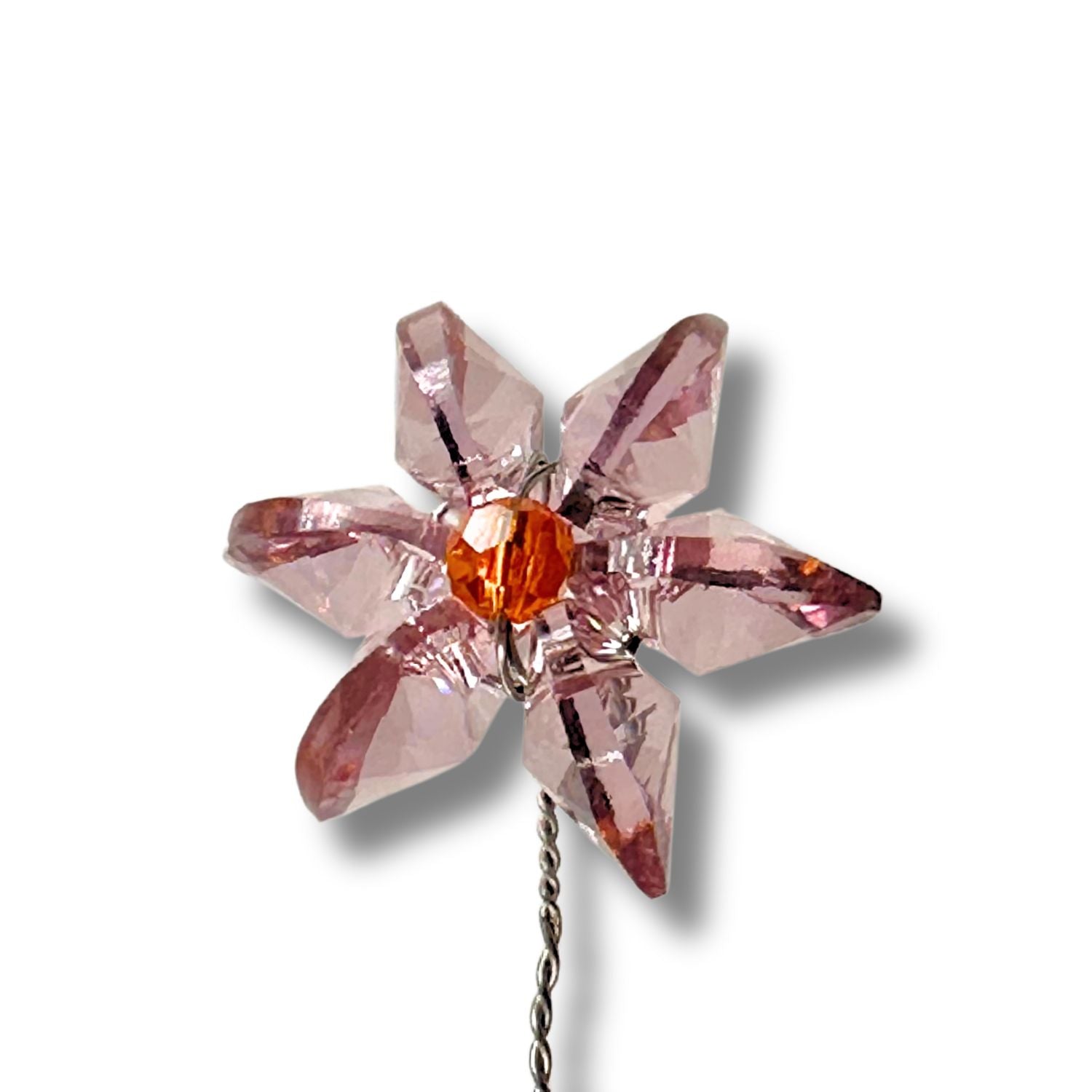 Hand-Made Crystal Birthstone Flower - June