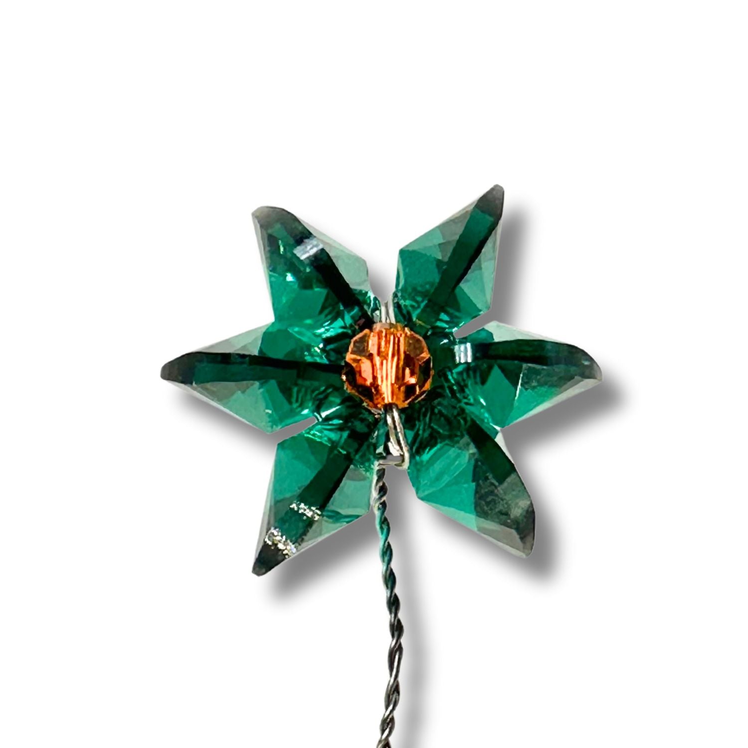 Hand-Made Crystal Birthstone Flower - May