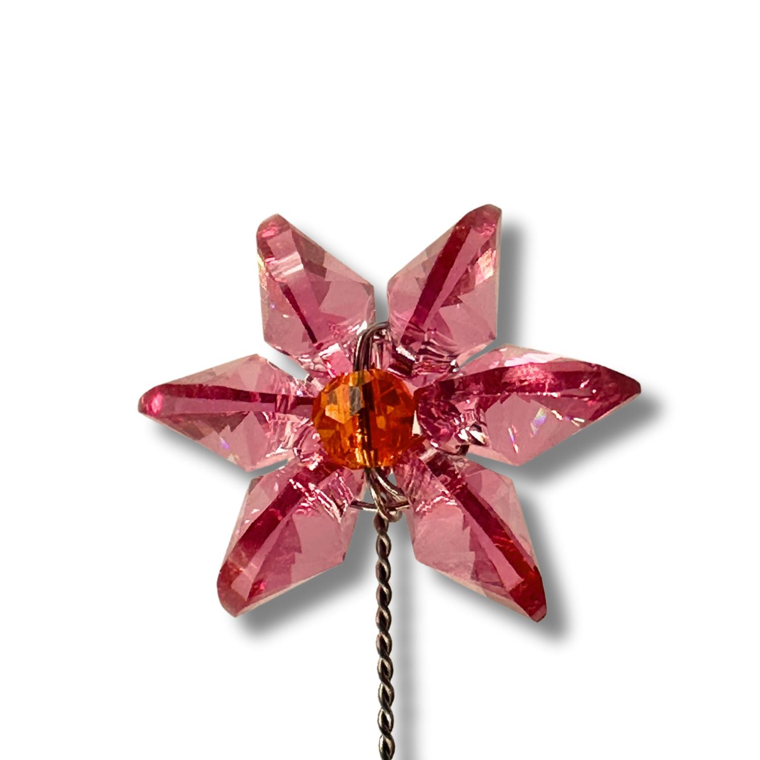 Hand-Made Crystal Birthstone Flower - October