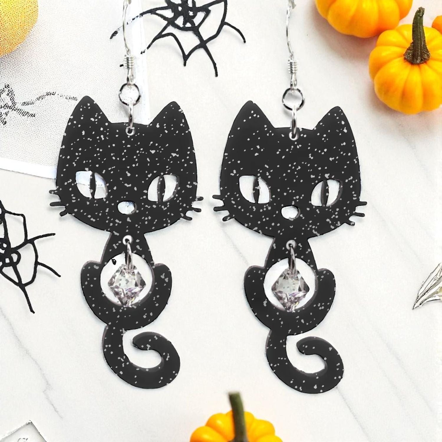 Adorable Acrylic Halloween Earrings