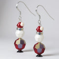 Sparkling Santa Christman Earrings