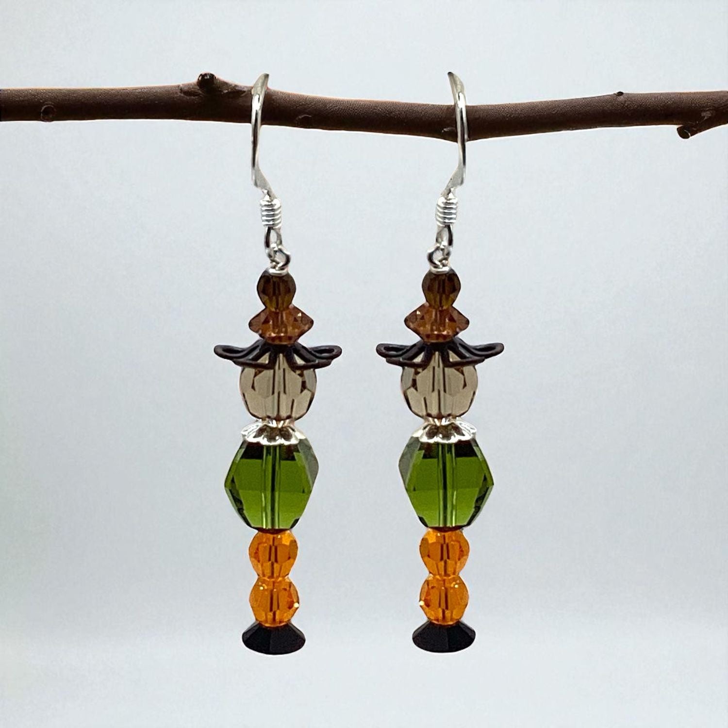 Sparkling Halloween Earrings
