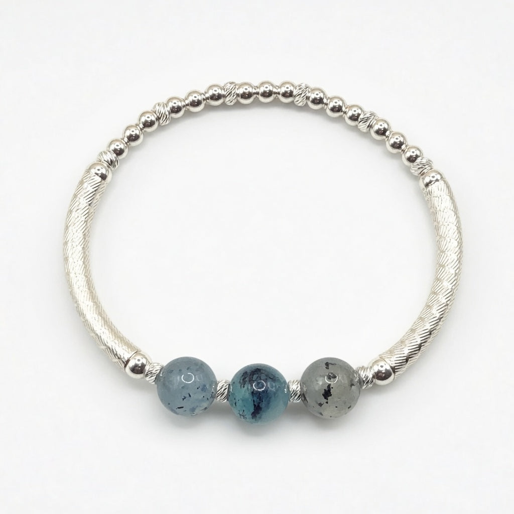 Santa Maria Aquamarine Bangle Bracelet