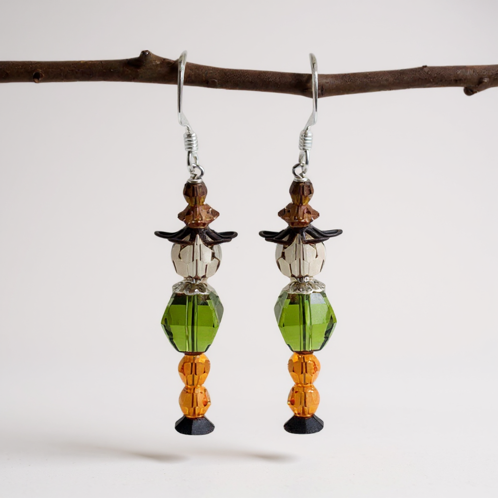 Sparkling Halloween Earrings